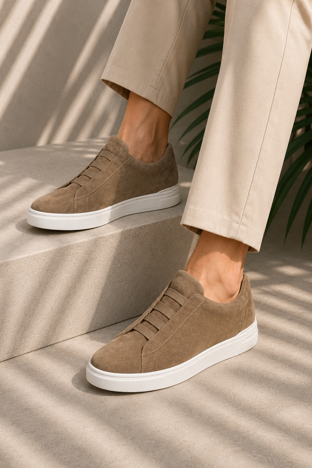 Casual Suede Slip-On Sneaker