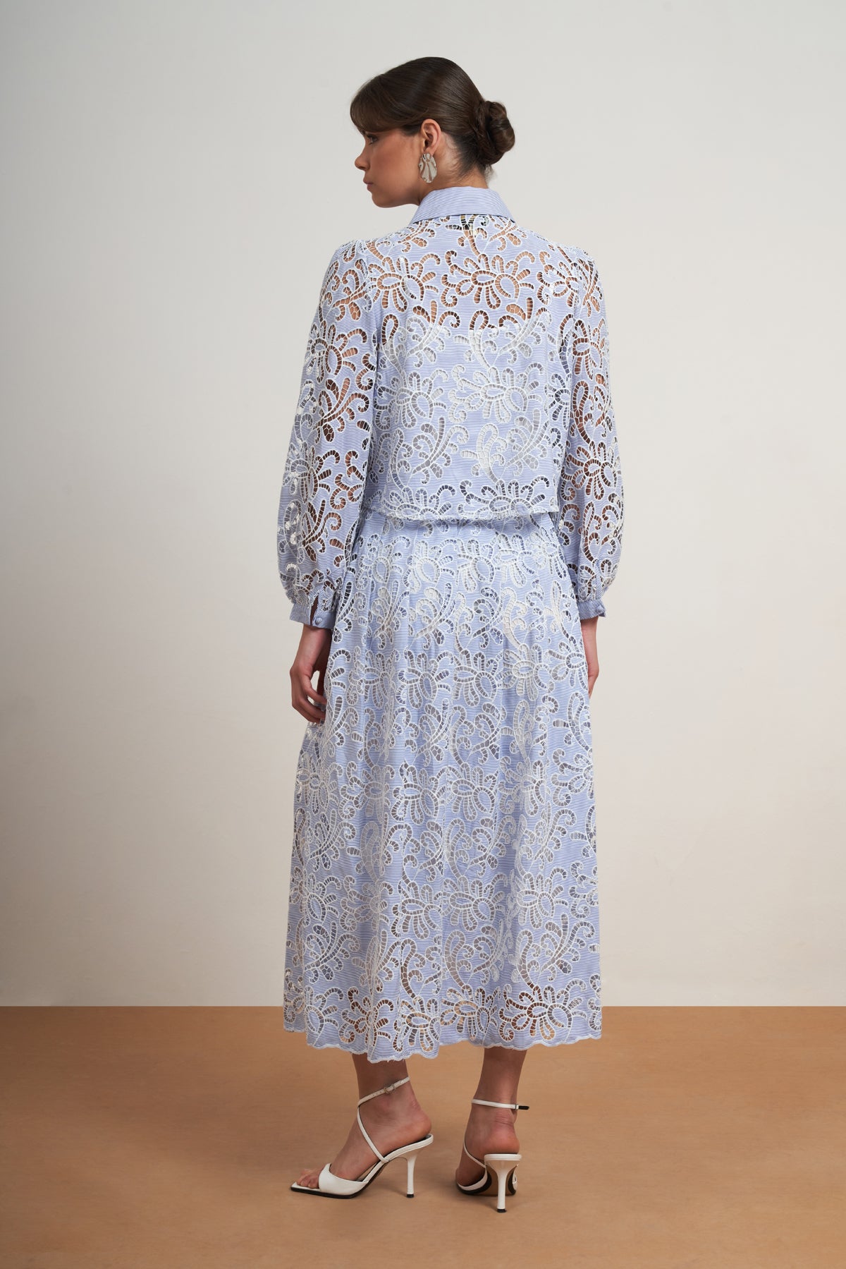 The Amara Lace Shirt Dress