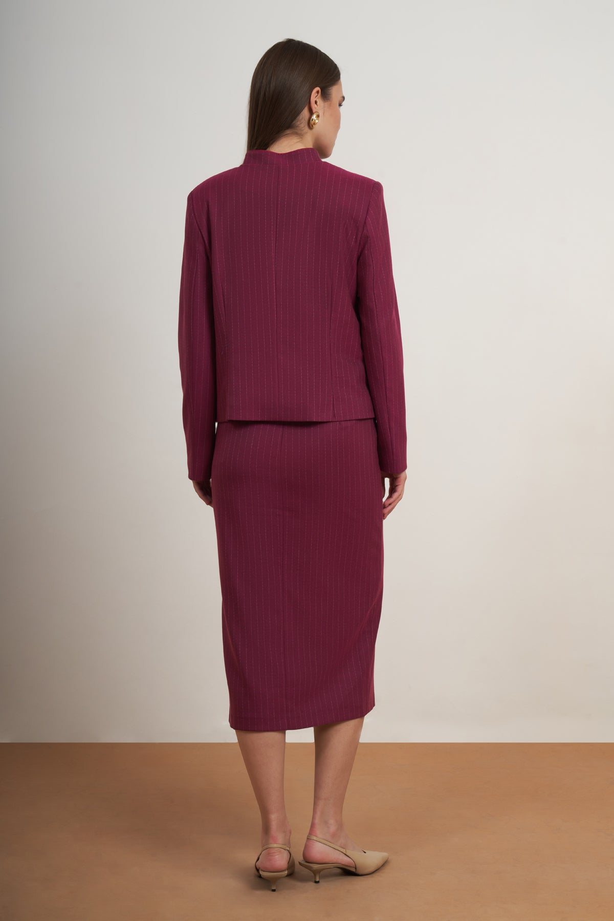 Heritage Pinstripe Skirt Set