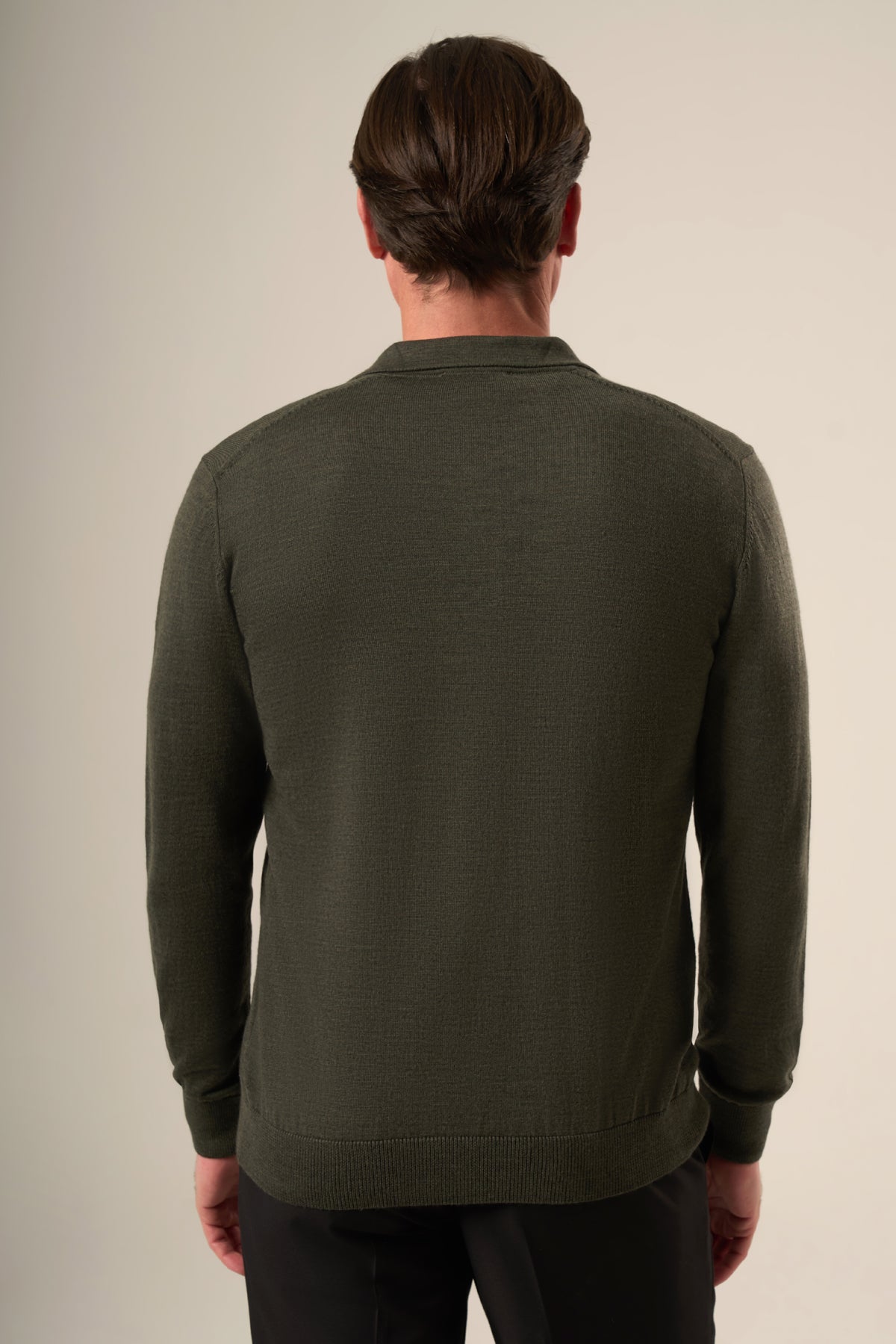 Men’s Wool Polo Sweater