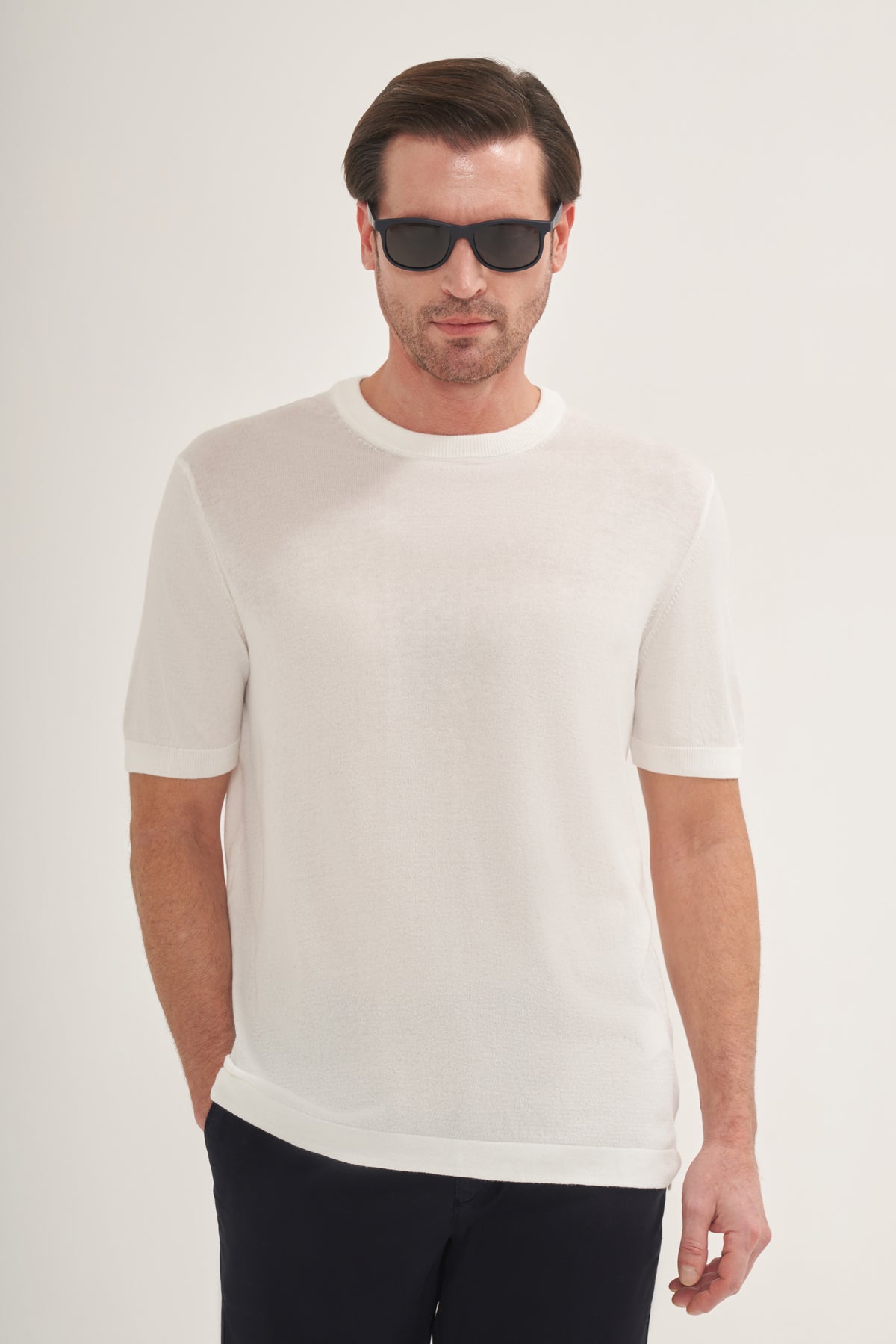 Light Weight Knit T-Shirt