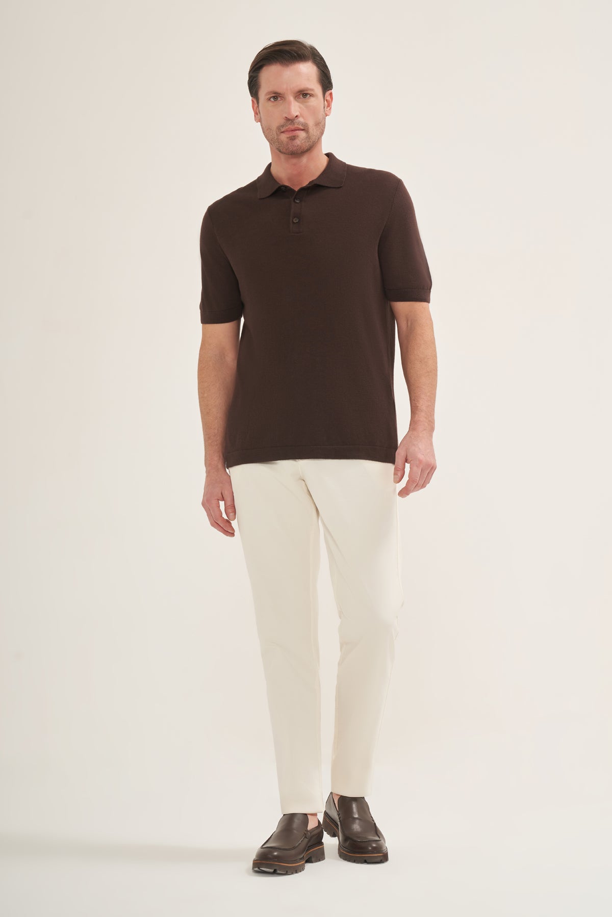 Knit Lightweight Polo Shirt