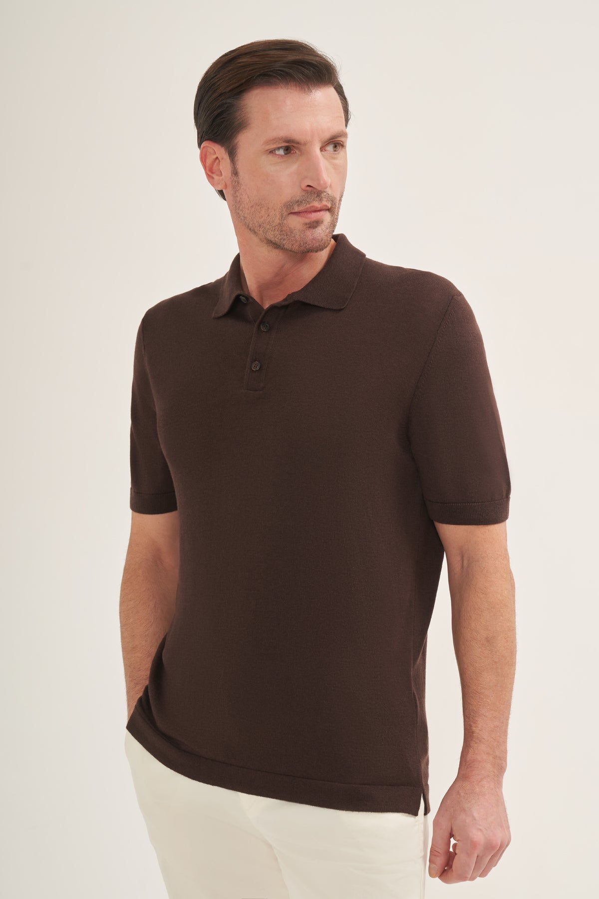 Knit Lightweight Polo Shirt