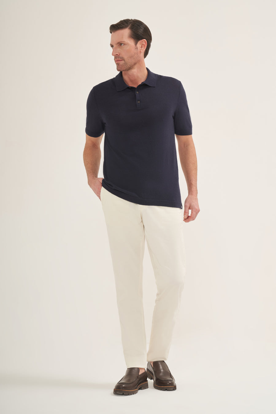 Knit Lightweight Polo Shirt