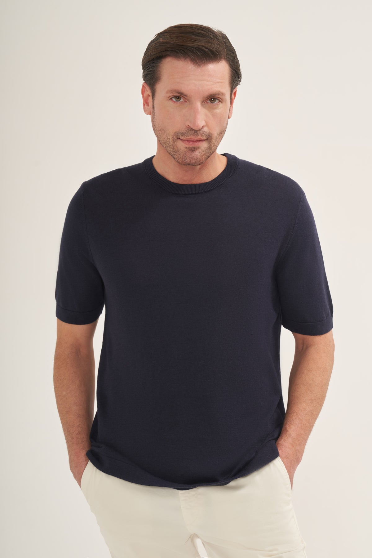 Light Weight Knit T-Shirt