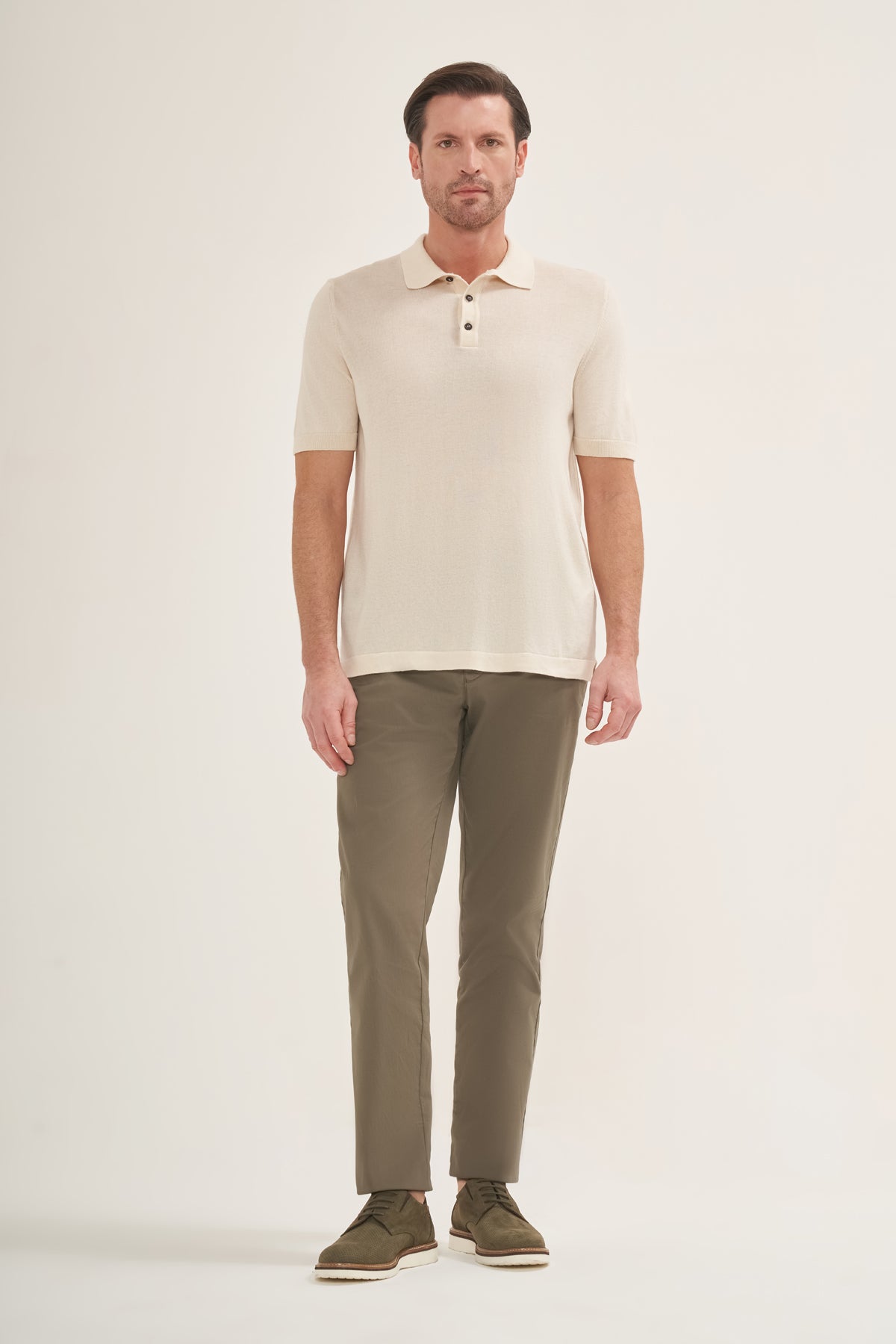 Knit Lightweight Polo Shirt