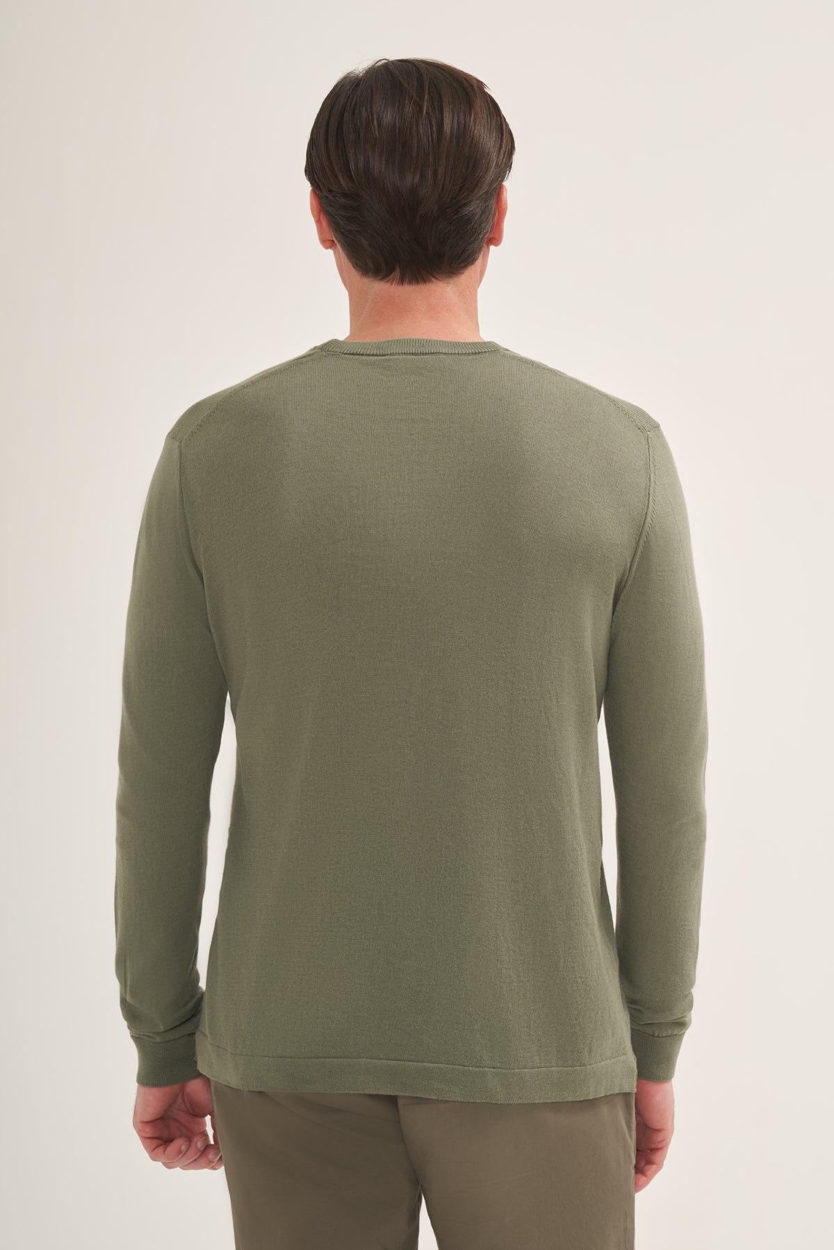 Lightweight Knit T-Shirt Long Sleeves