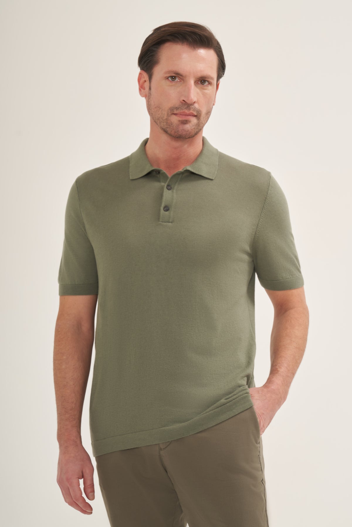 Knit Lightweight Polo Shirt