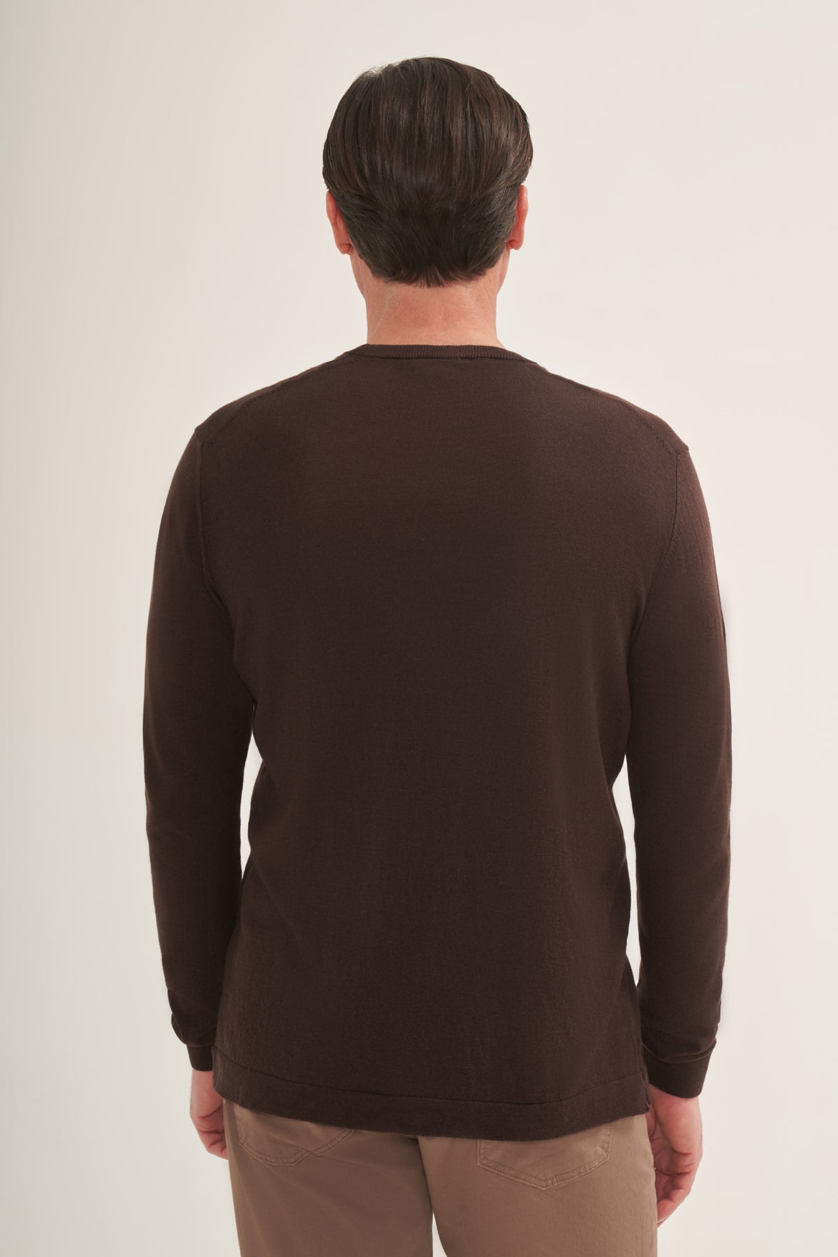 Lightweight Knit T-Shirt Long Sleeves