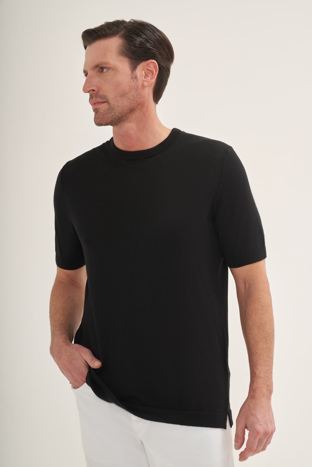 Light Weight Knit T-Shirt