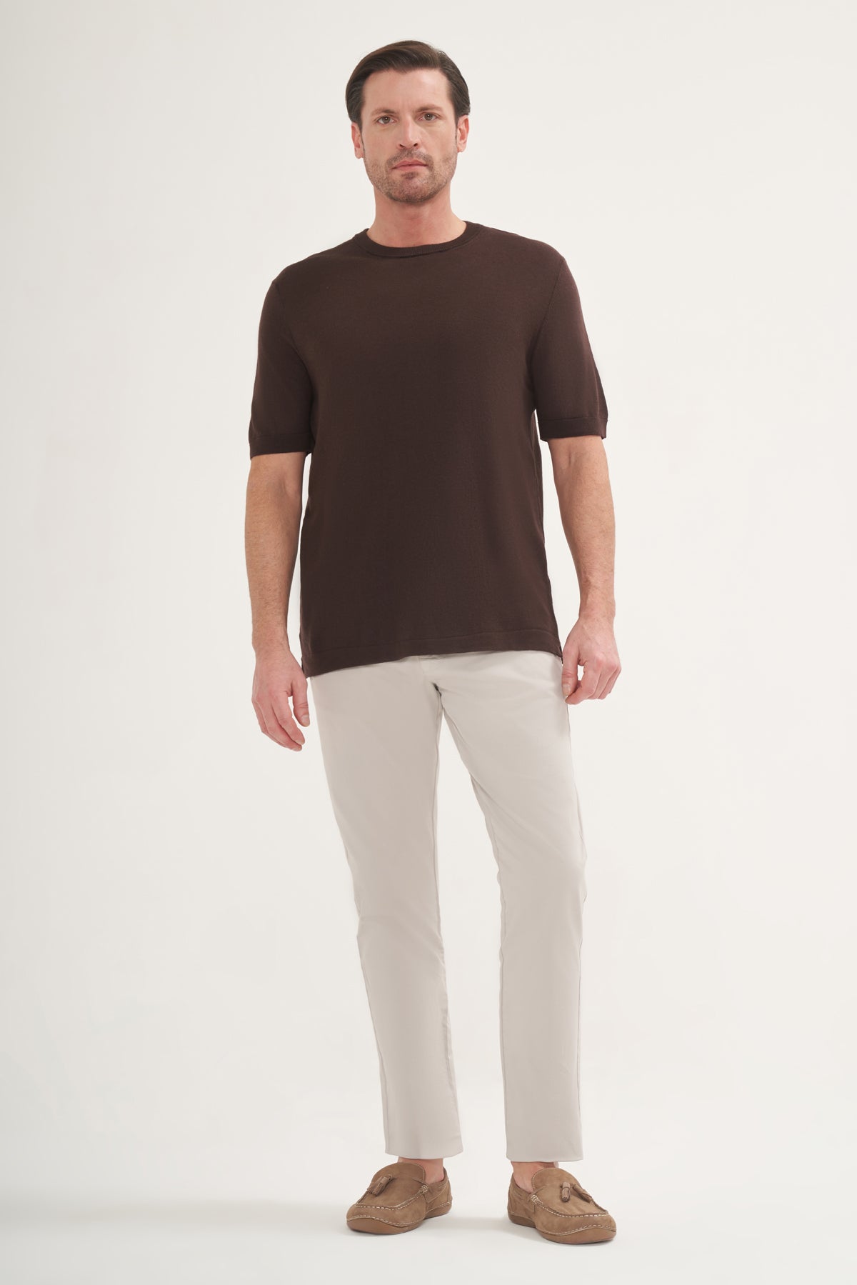 Light Weight Knit T-Shirt