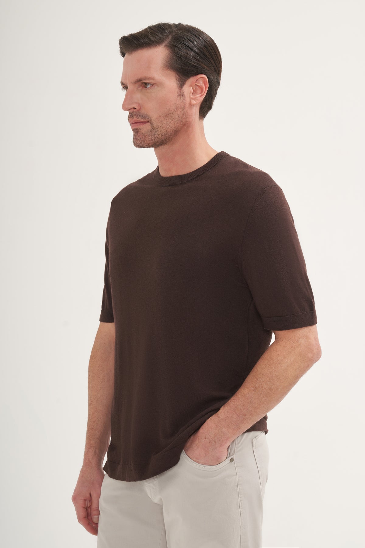 Light Weight Knit T-Shirt