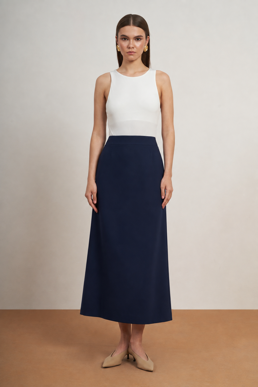 The Celeste A-Line Maxi Skirt