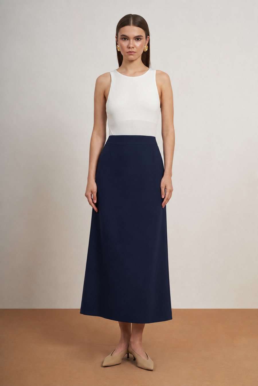 The Celeste A-Line Maxi Skirt