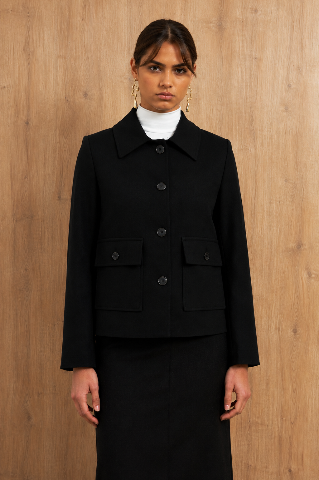 Structured Pocket Jacket