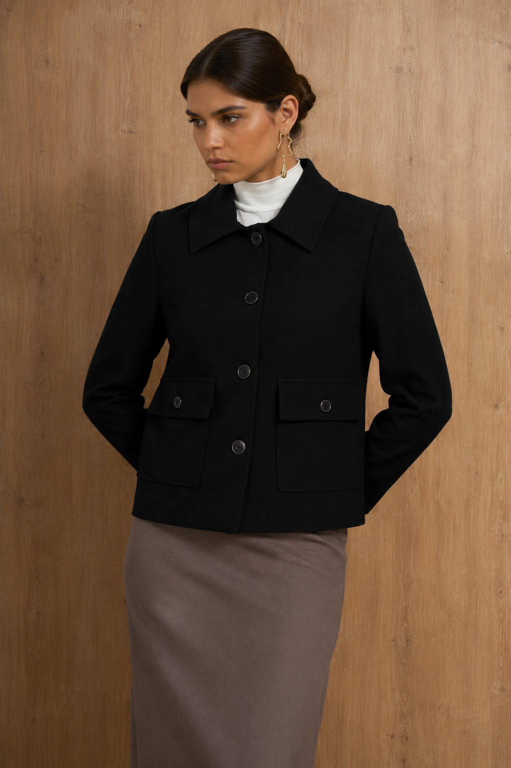 Structured Pocket Jacket