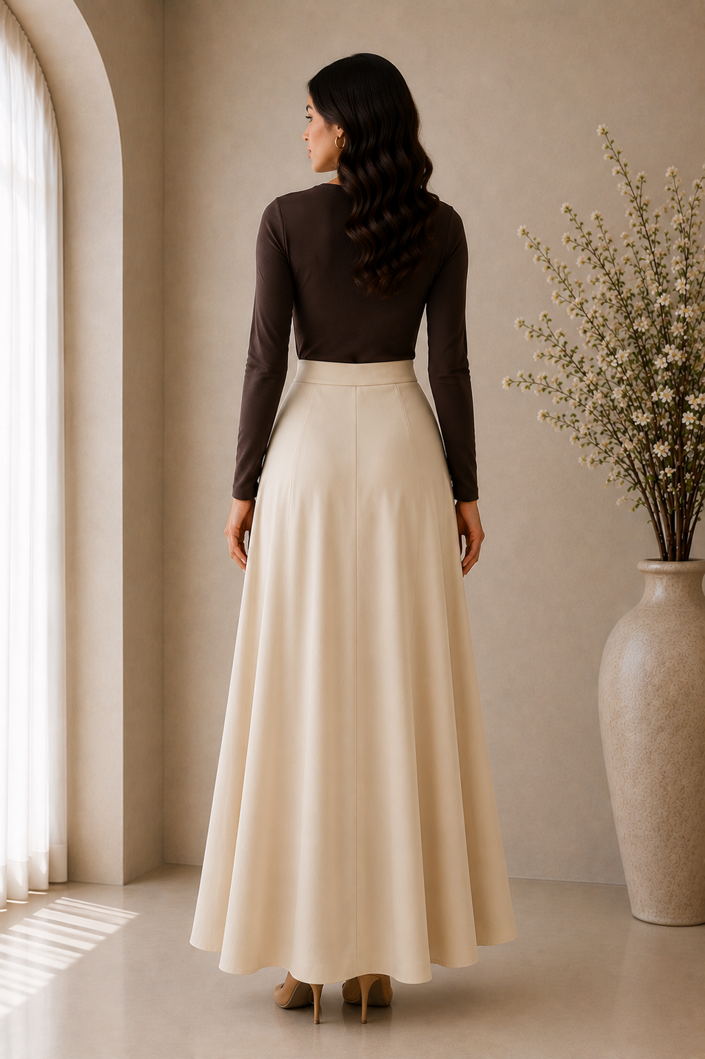 Classic Flow Maxi Skirt