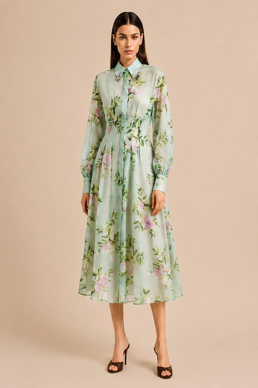 Emerald Garden Maxi Dress