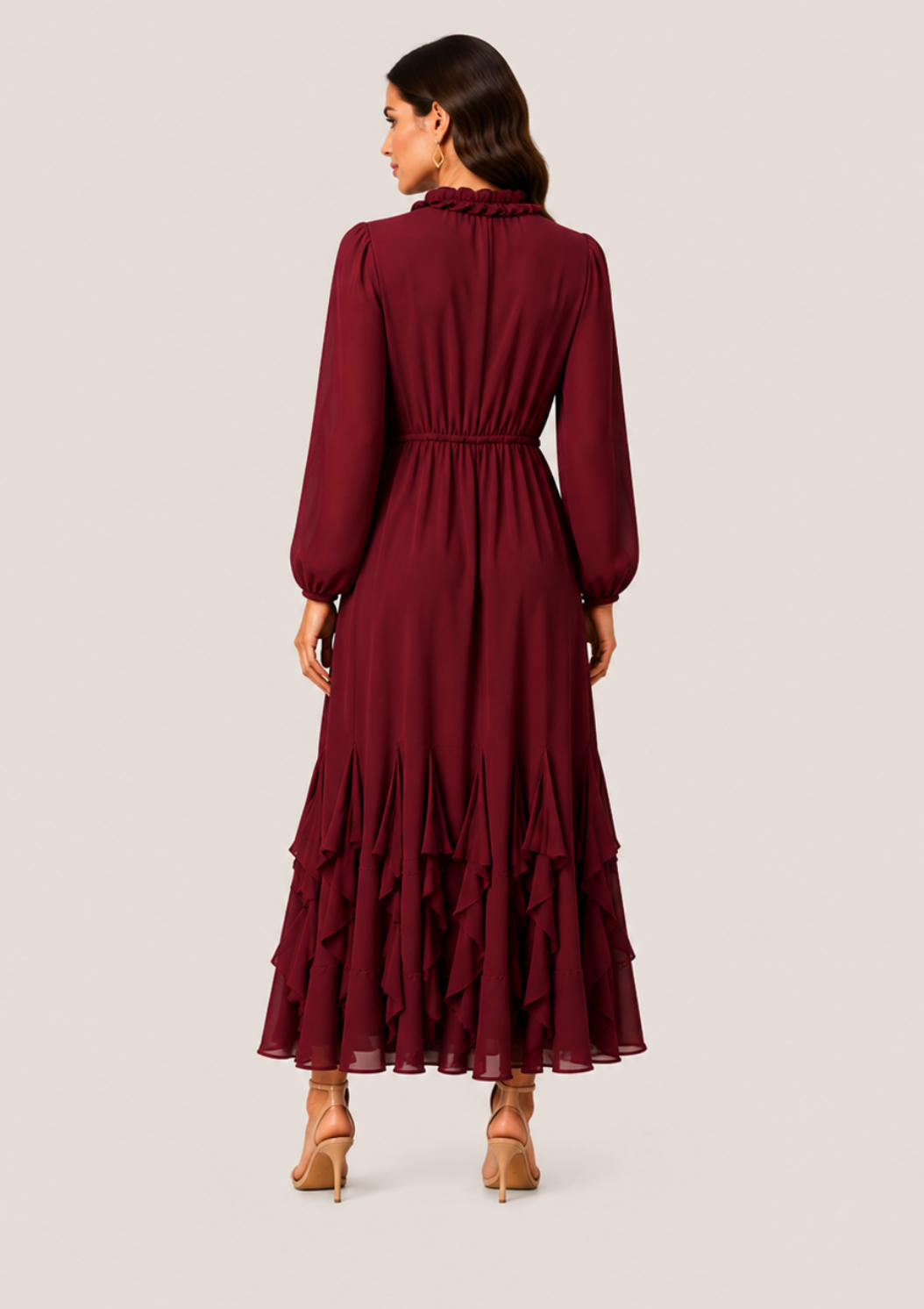 Ruffle Maxi Dress