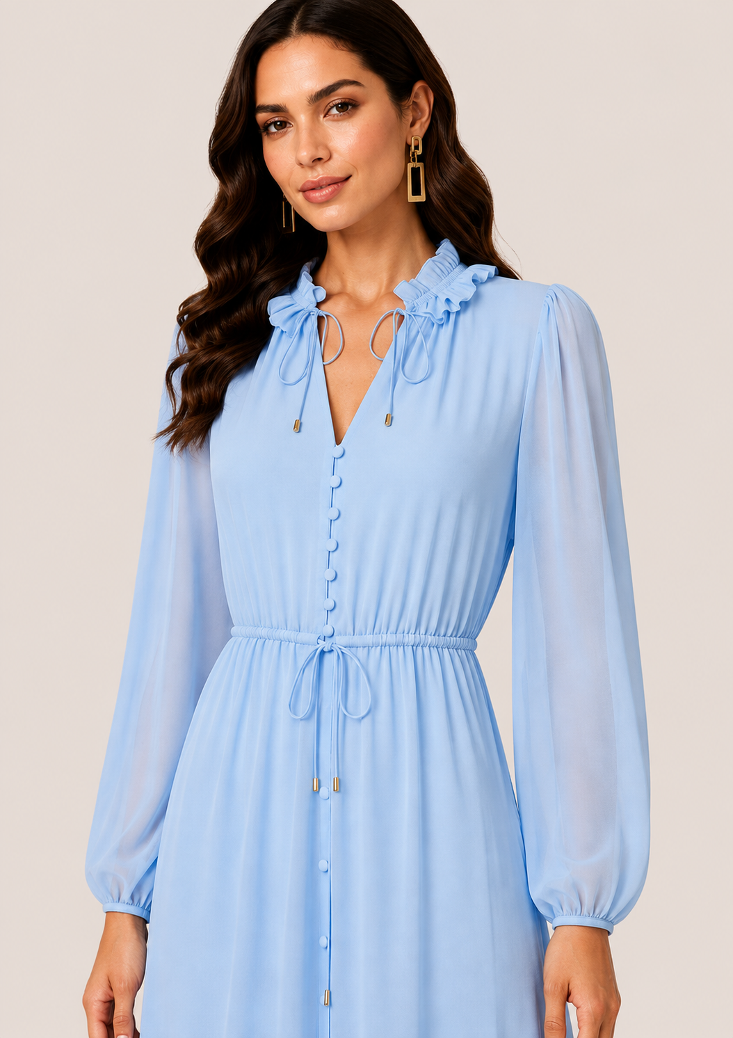 Ruffle Maxi Dress