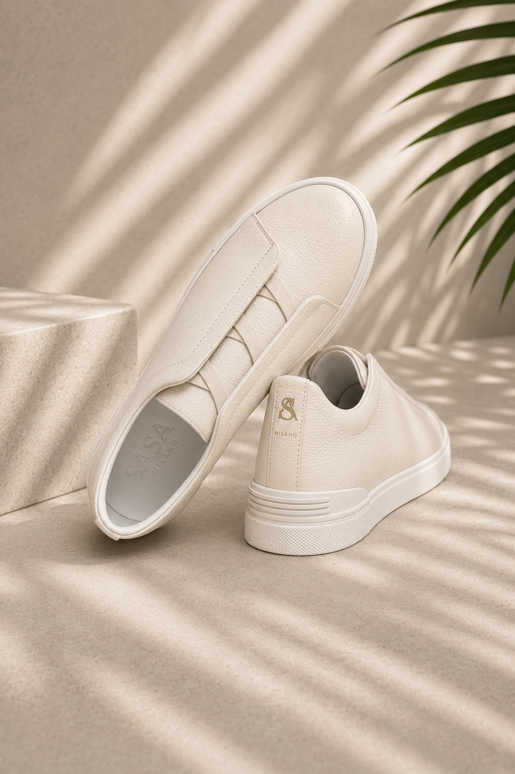 Casual Leather Slip-On Sneaker