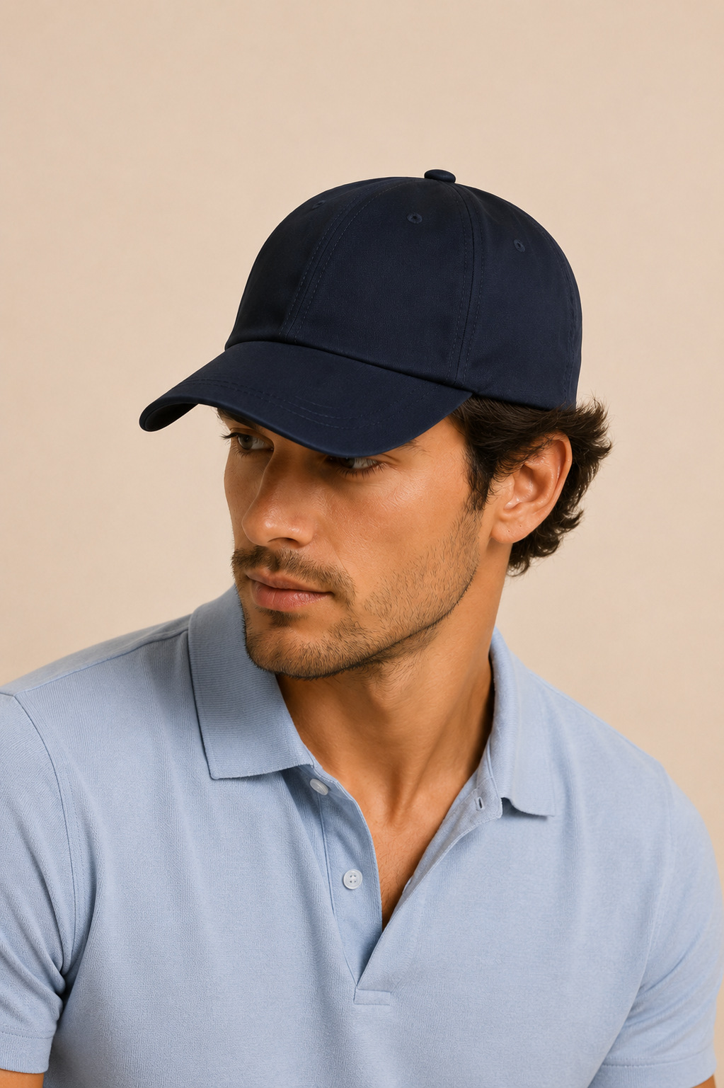 Cotton Blend Baseball Cap