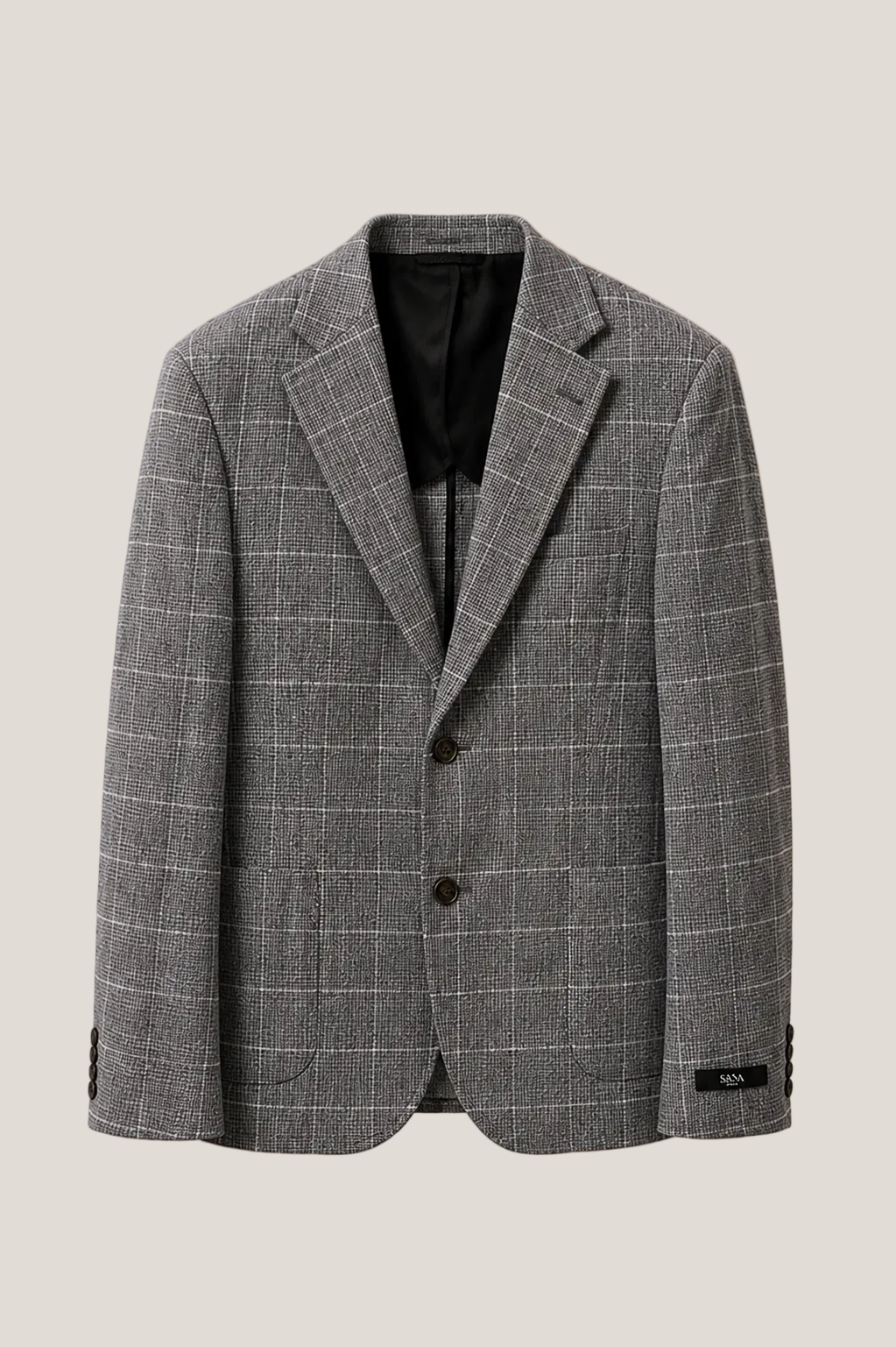 Grey Windowpane Sport Jacket