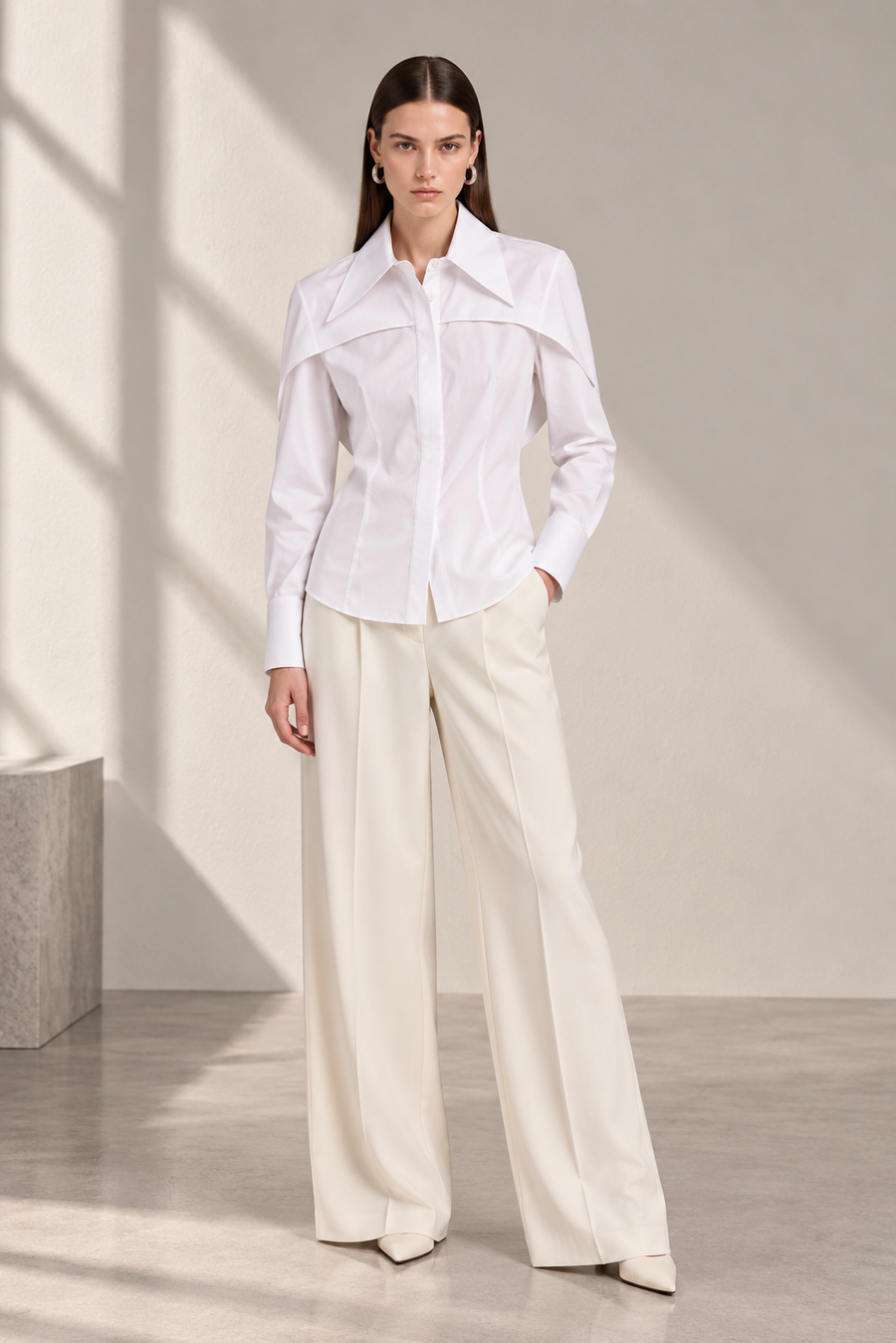 Statement Collar Shirt