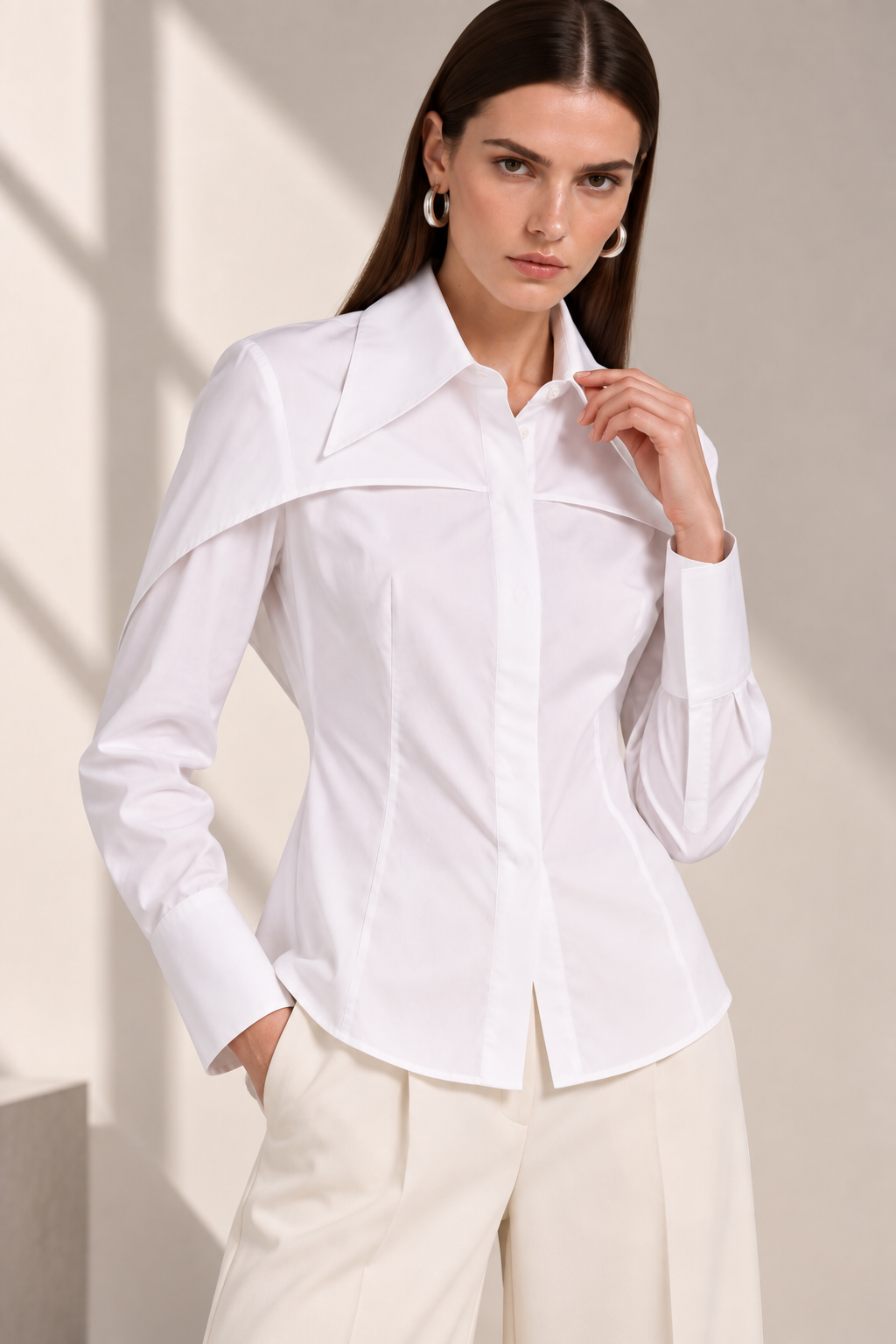 Statement Collar Shirt