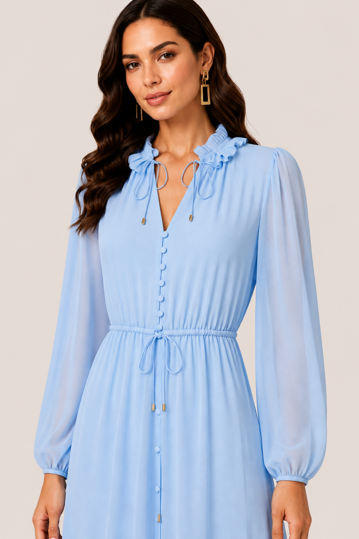 Ruffle Maxi Dress