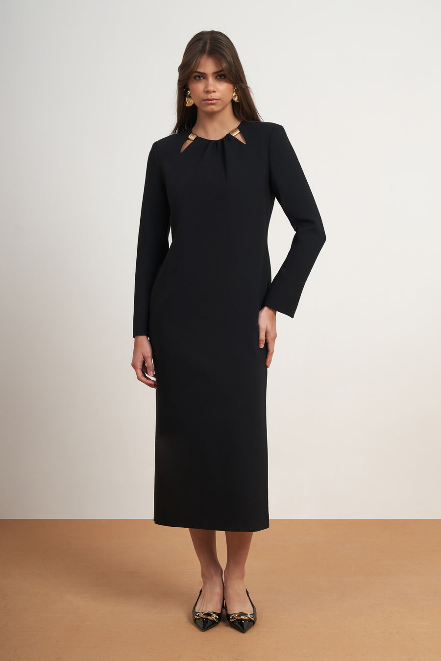 Long Sleeve Midi Dress