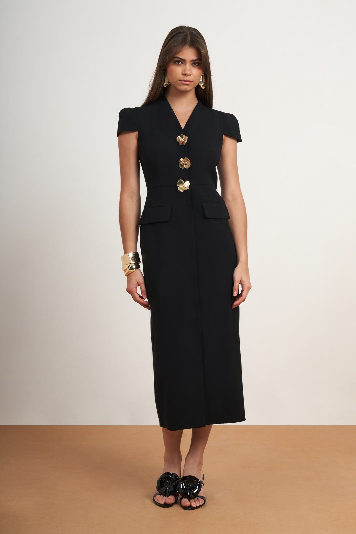 Button Knit Dres
