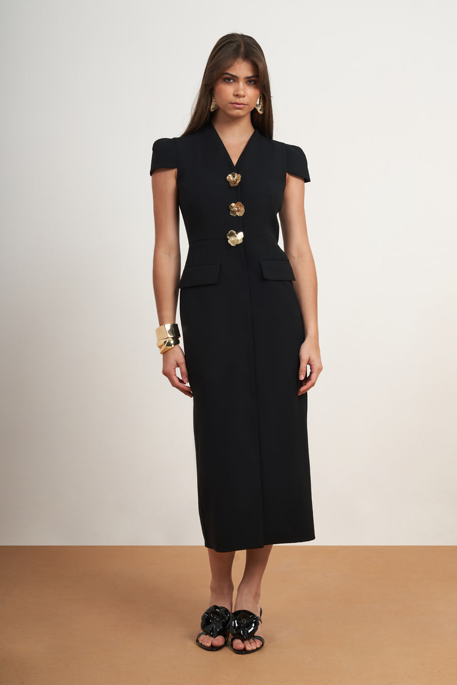 Button Knit Dres