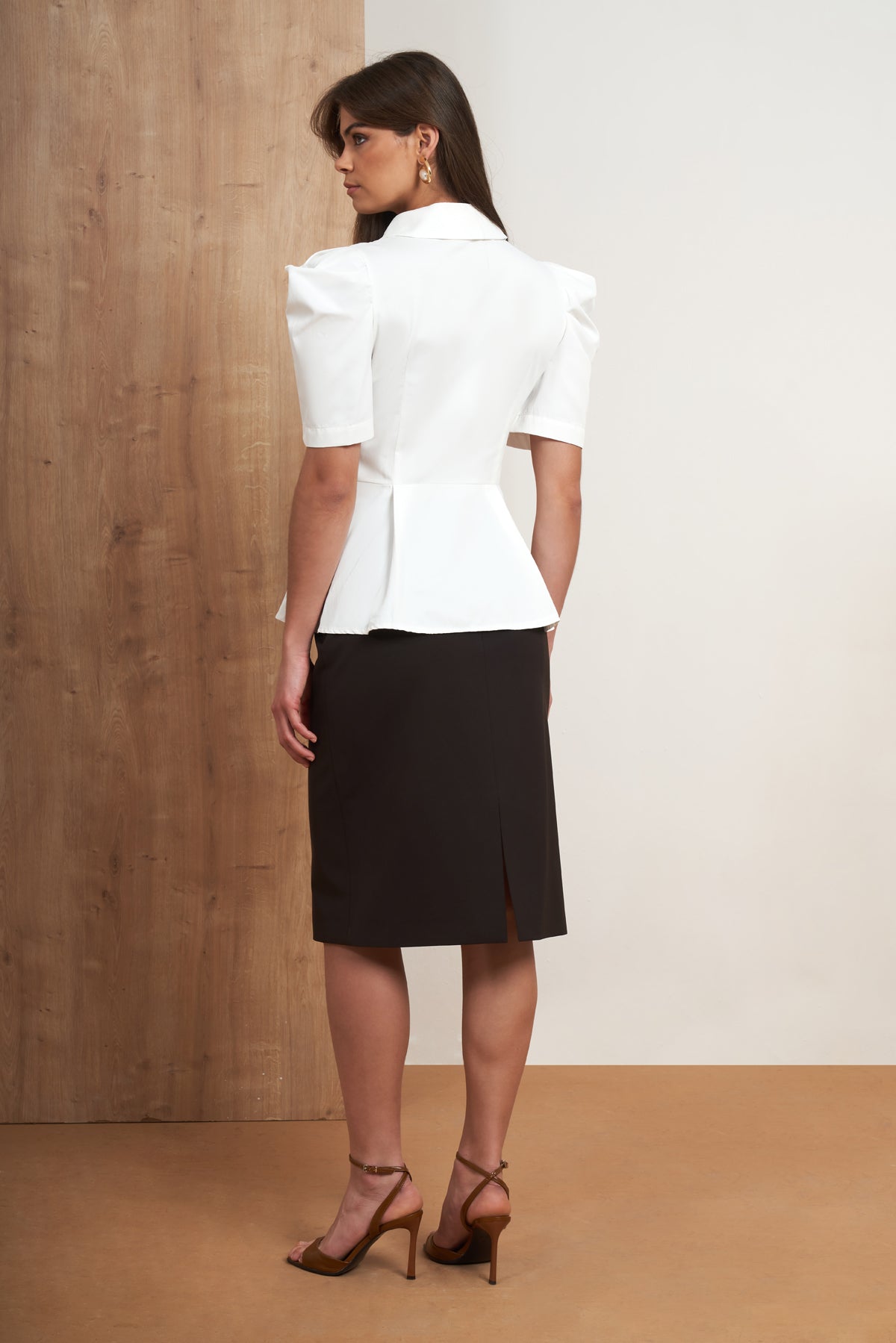 Puff Sleeve Button Shirt