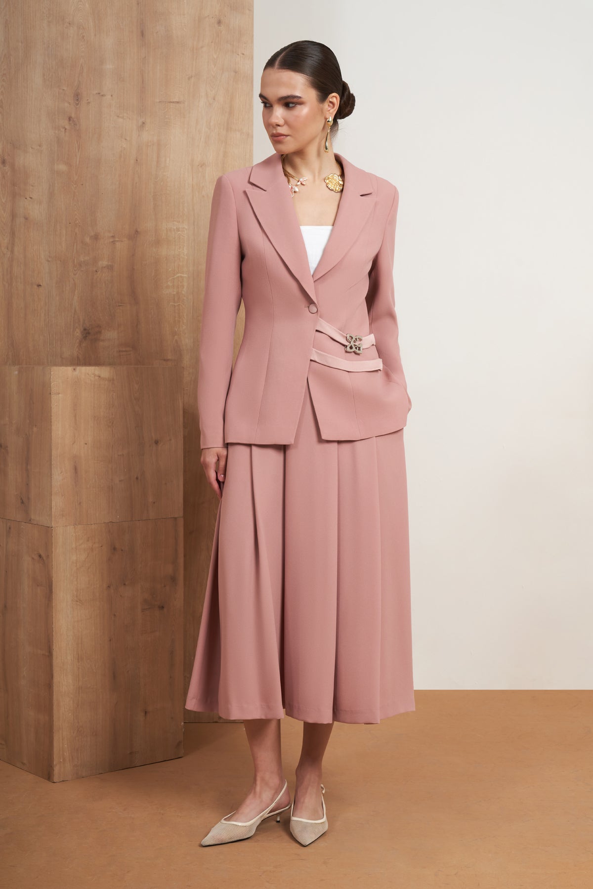 Tailored Skirt Set