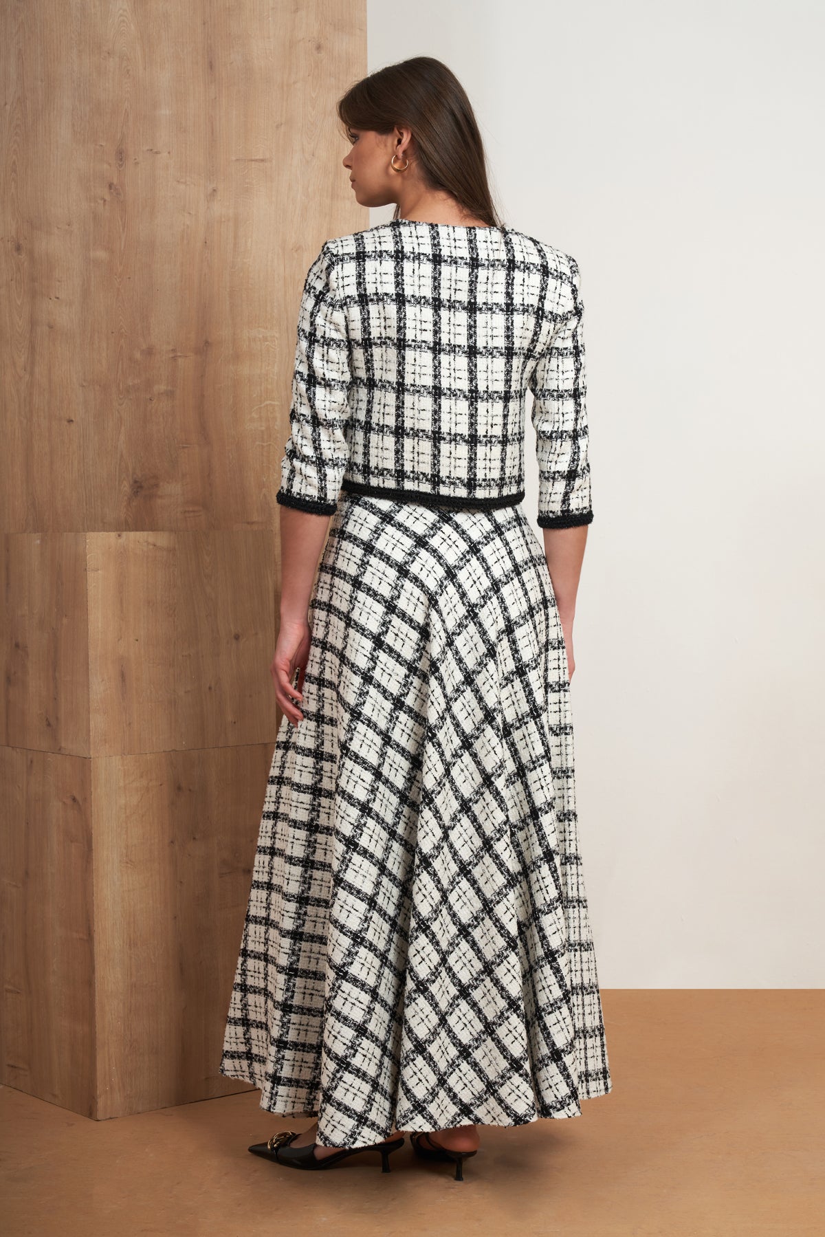 Tweed Skirt Set