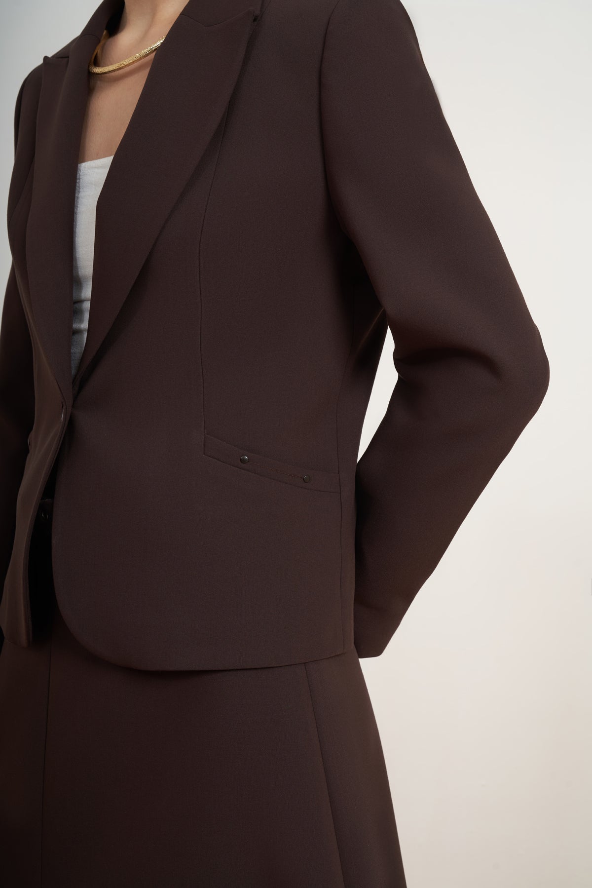 Classic Blazer Skirt Set