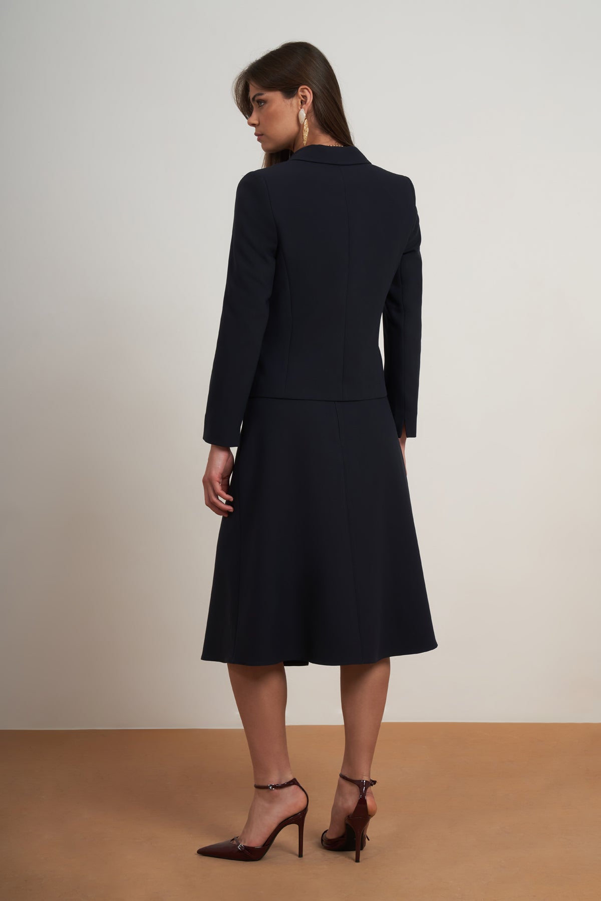 Classic Blazer Skirt Set