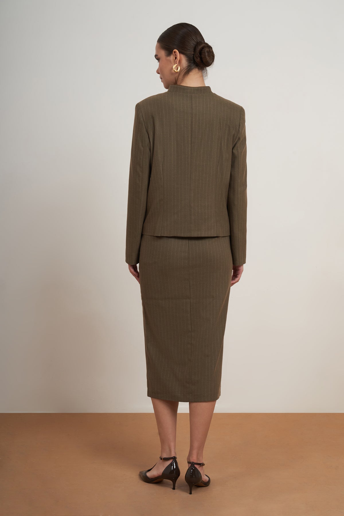 Heritage Pinstripe Skirt Set