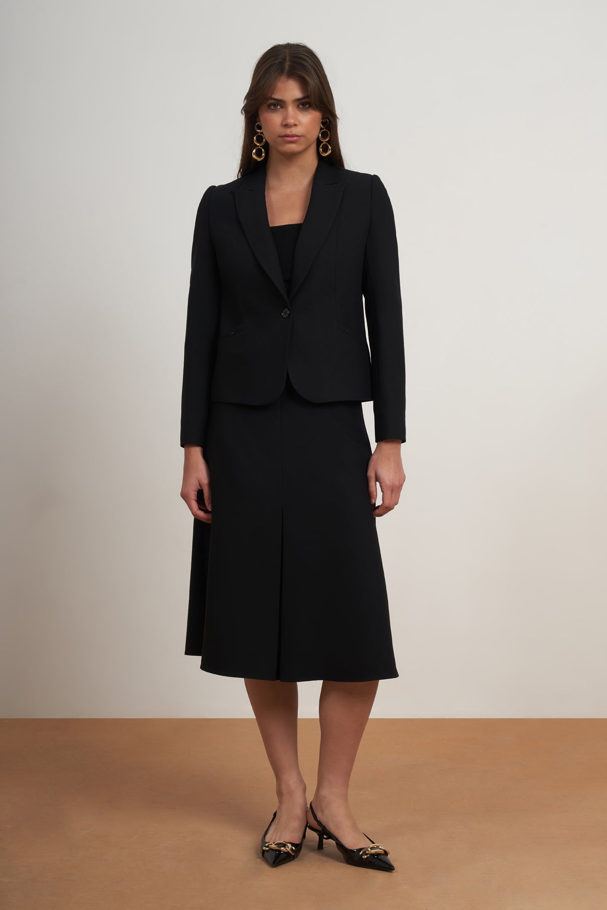 Classic Blazer Skirt Set