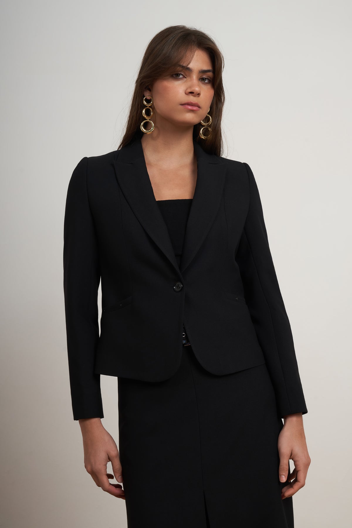 Classic Blazer Skirt Set