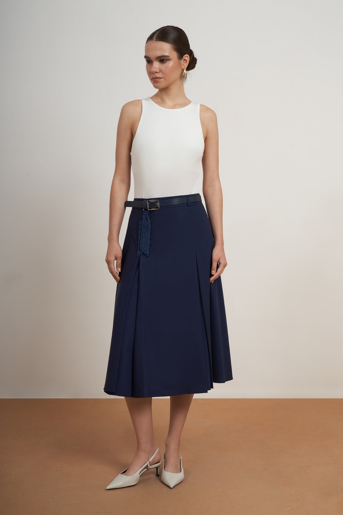 Panel Flare Skirt 740Mu