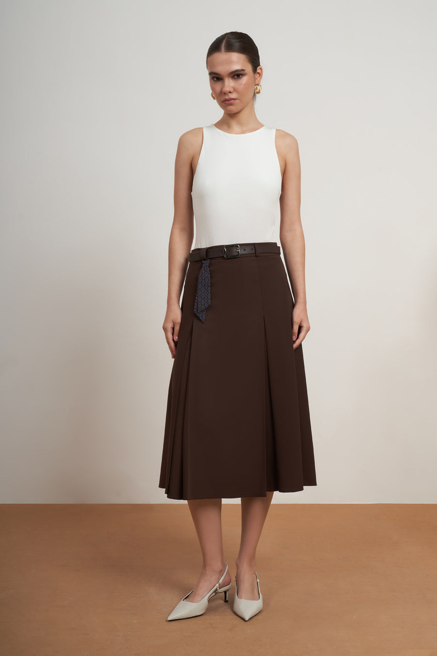Panel Flare Skirt 740Mu