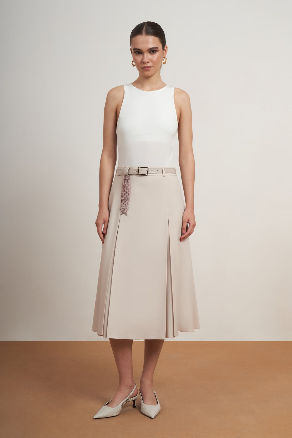 Panel Flare Skirt 740Mu