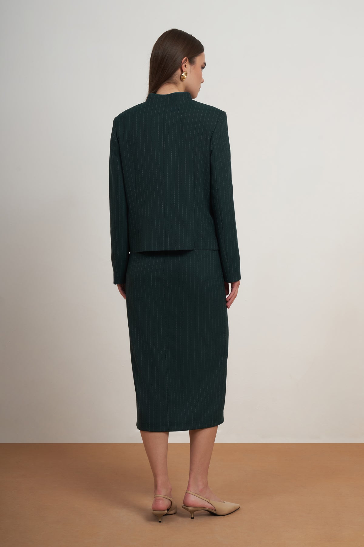 Heritage Pinstripe Skirt Set