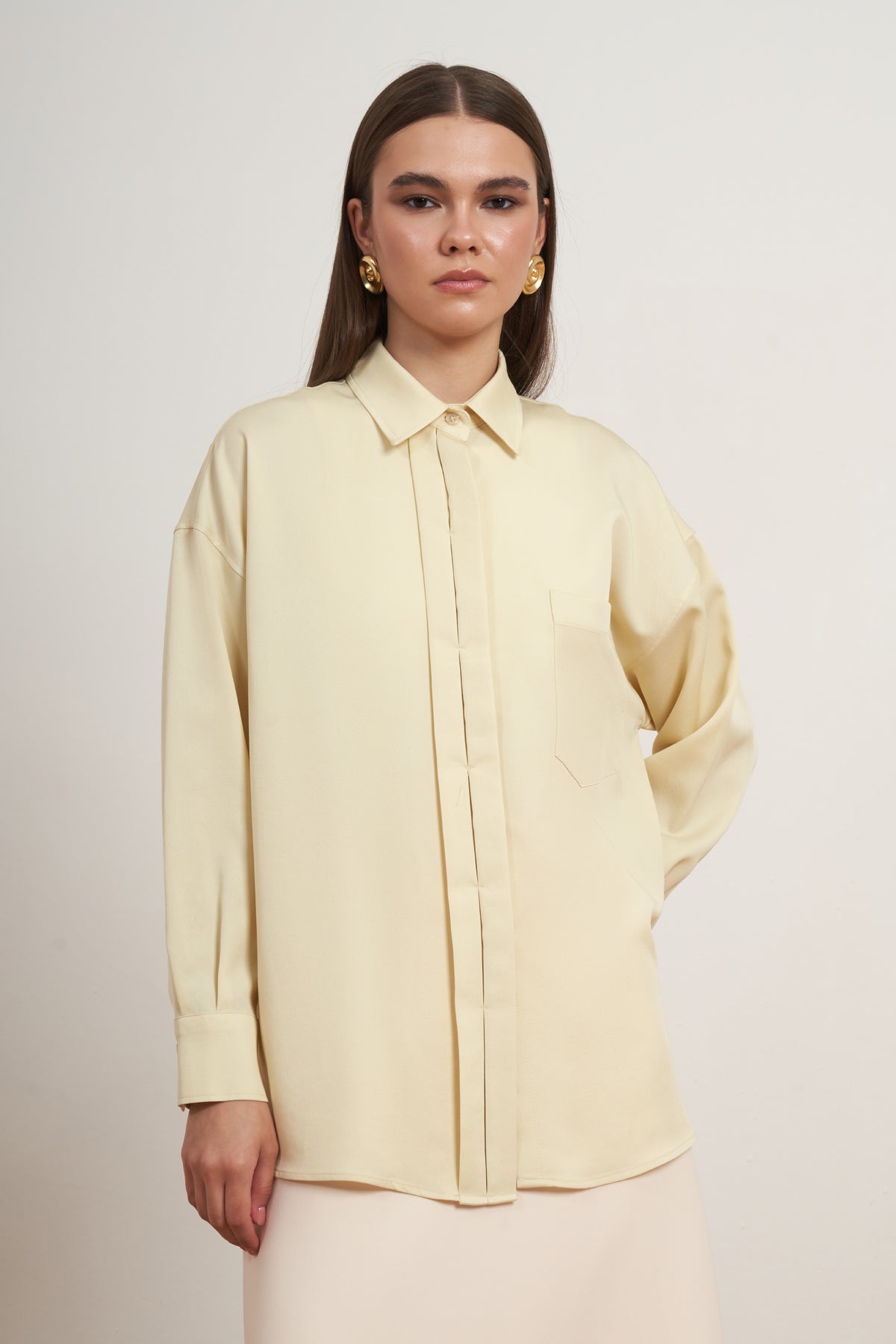 Relaxed Pocket Blouse