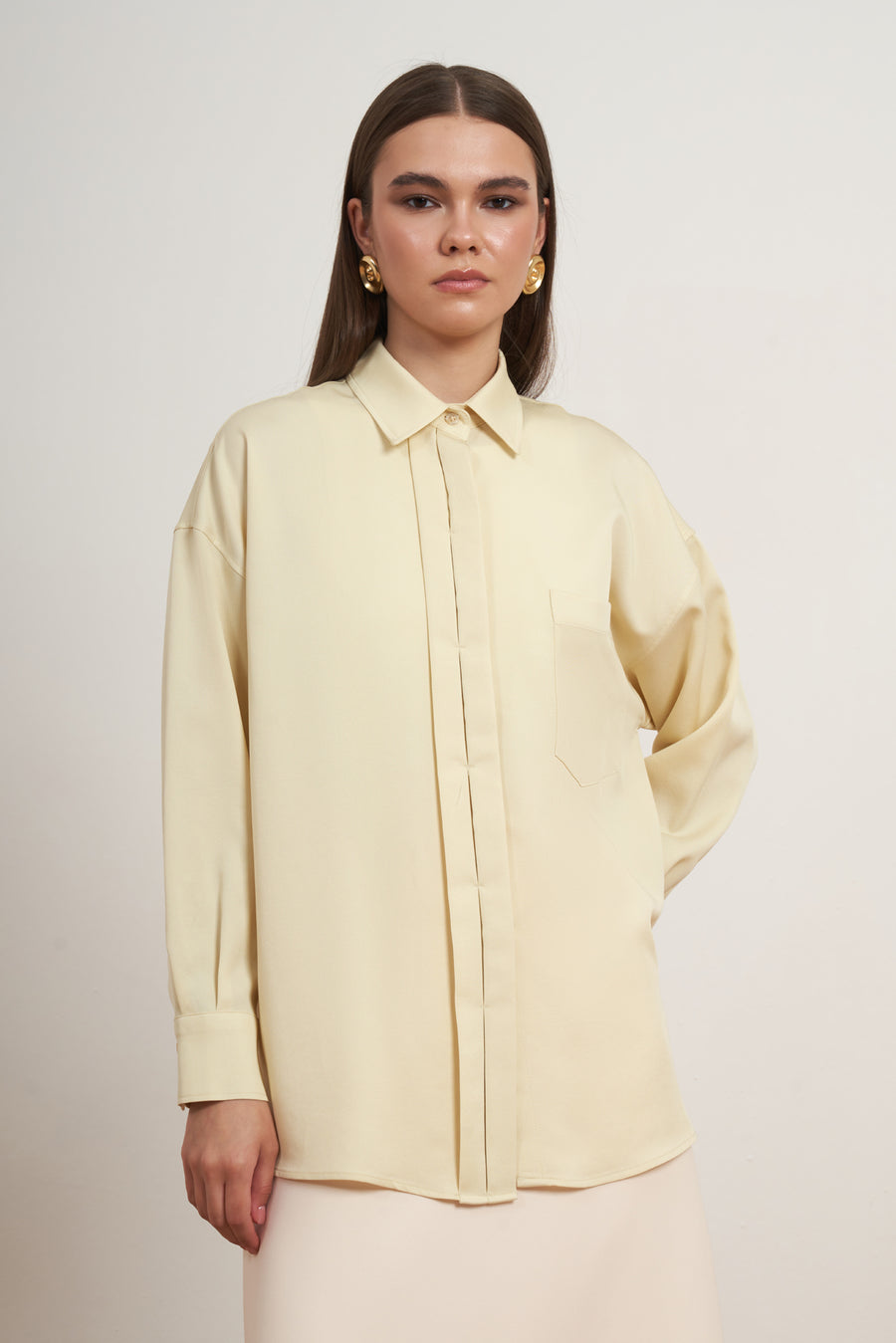Relaxed Pocket Blouse