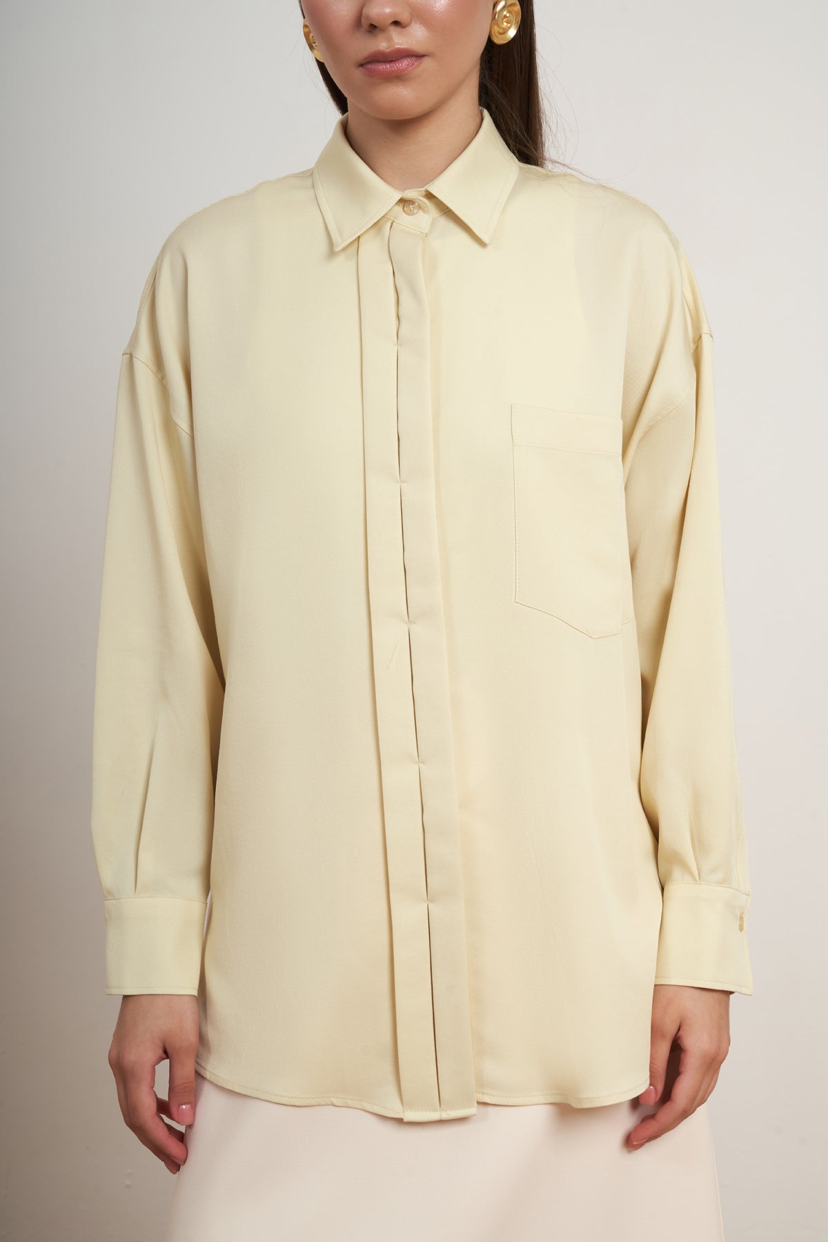 Relaxed Pocket Blouse