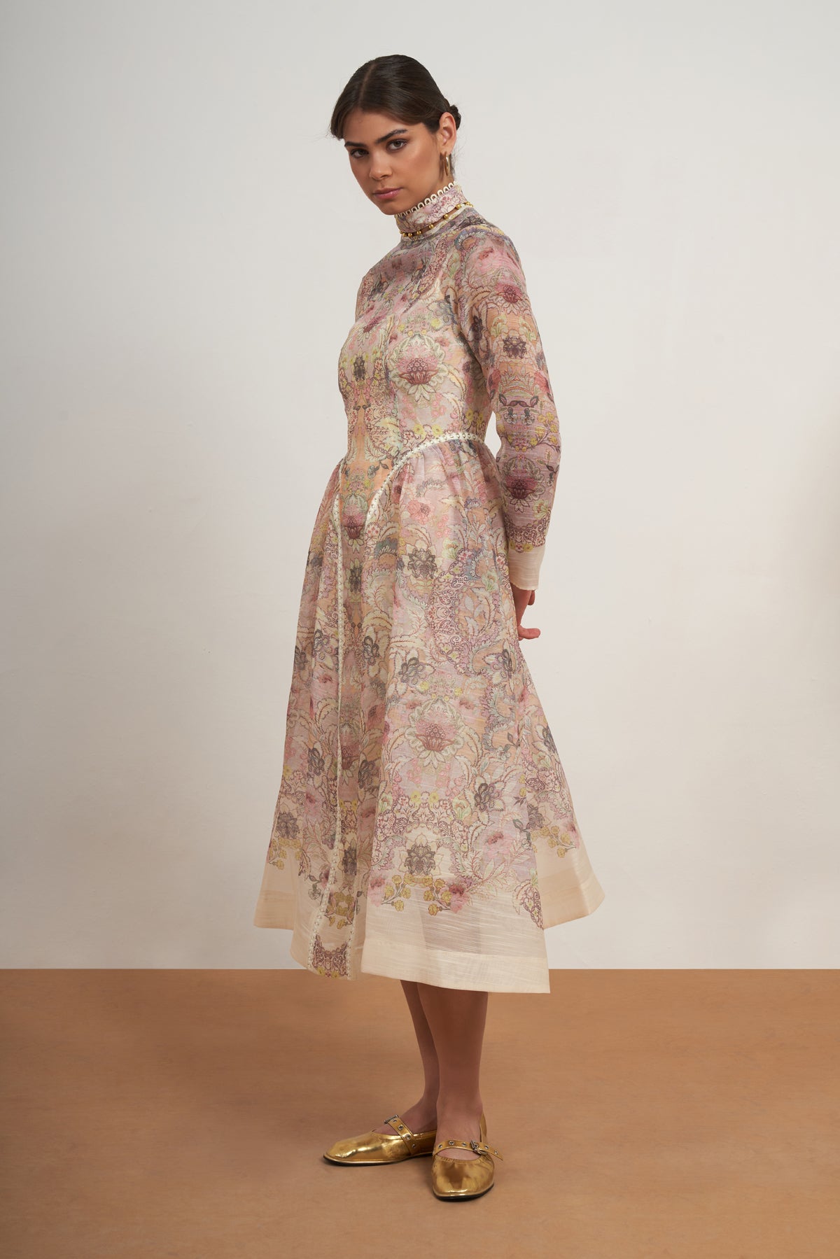 Heritage Floral Midi Dress