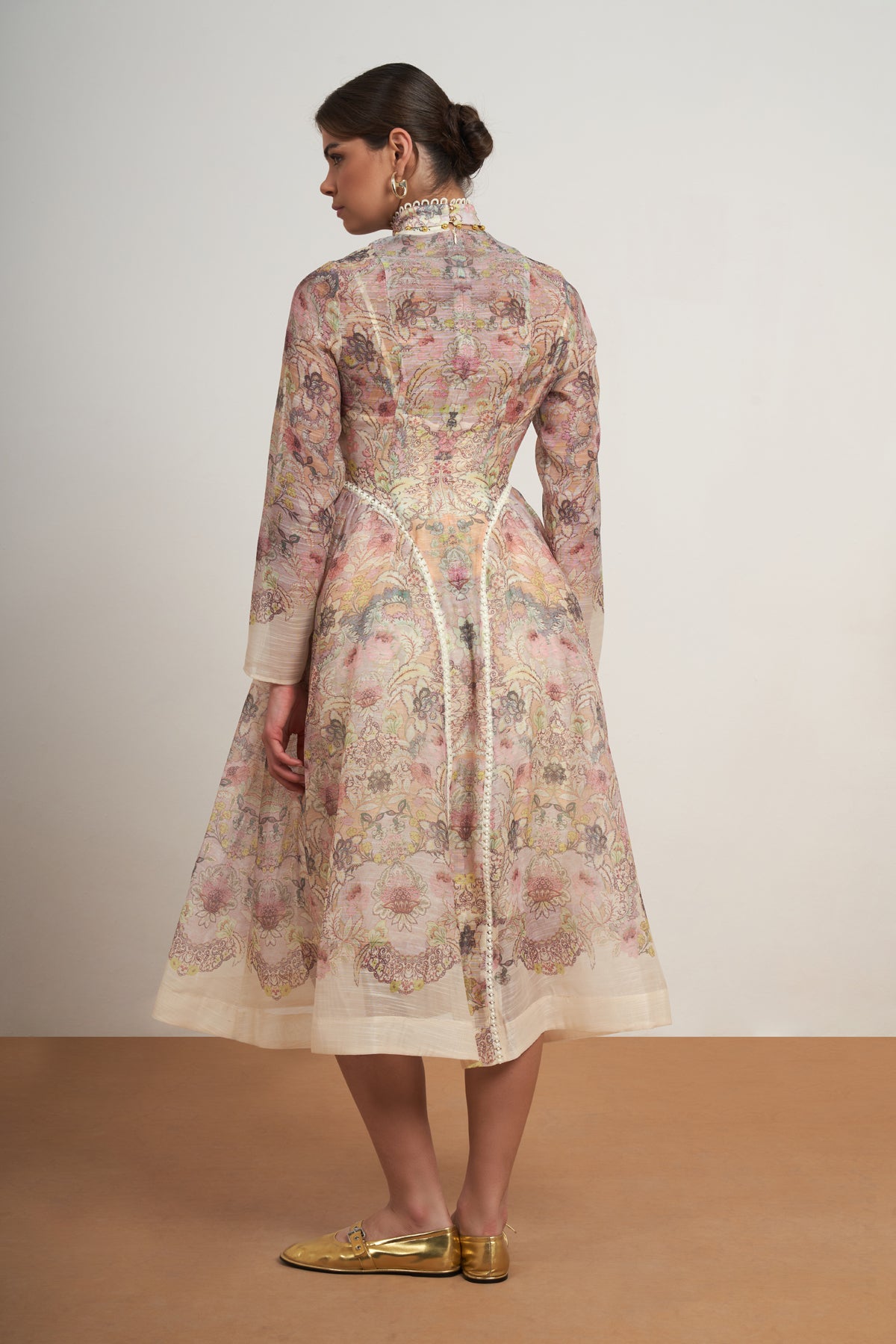 Heritage Floral Midi Dress